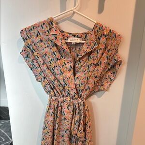 Floral Print Dress - Multicolor